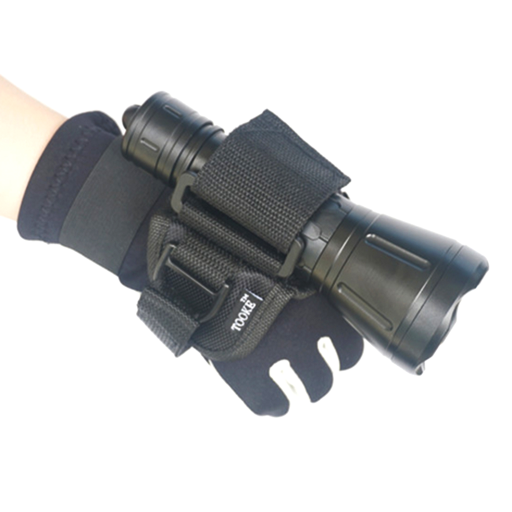 Underwater Flashlight - Tangan Gratis Sarung Tangan untuk Membawa