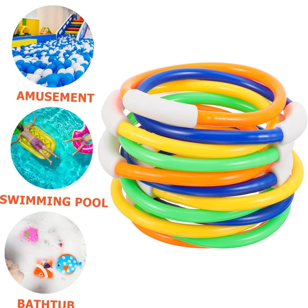 Aquatic Diving - 4 Cincin Selam Warna-warni, Untuk Permainan