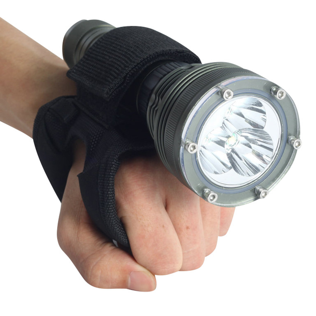 Underwater Flashlight - Tali Pergelangan Tangan Penyangga Senter yang