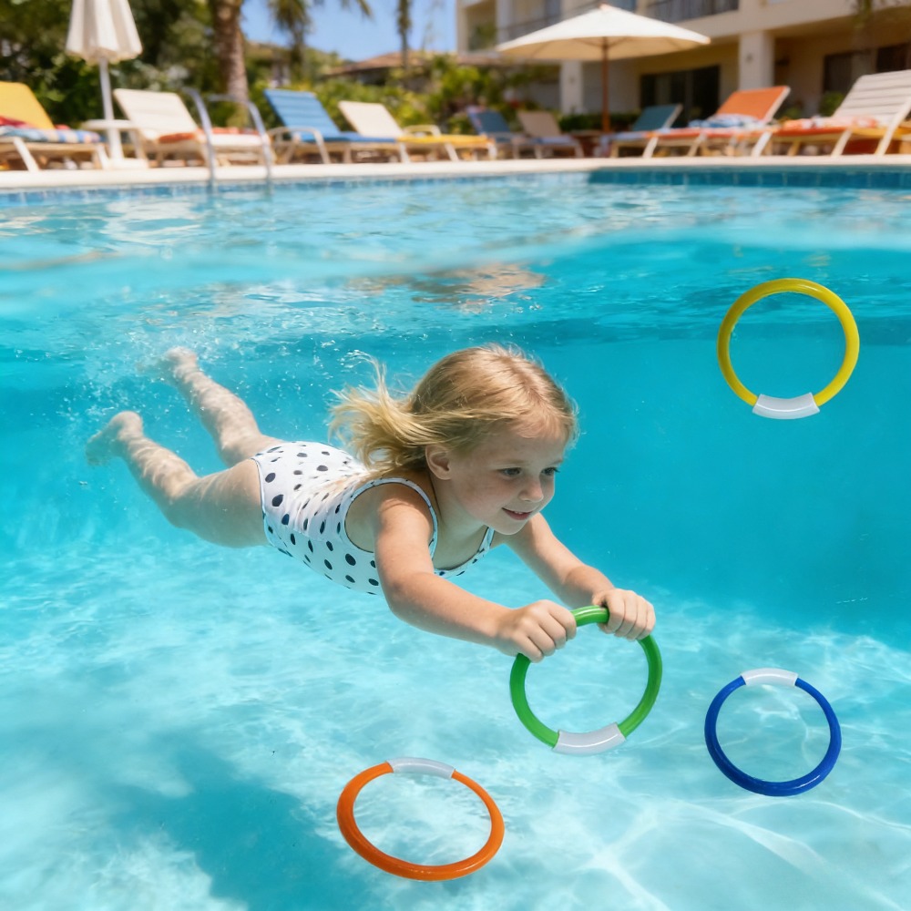 4 Cincin Selam Warna-warni, Un - Aquatic Diving ulasan dan harga