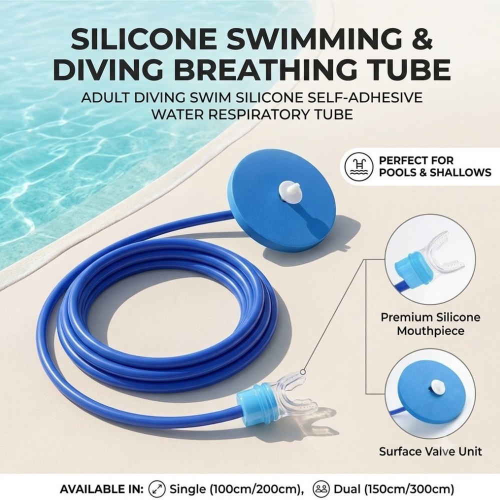 Selang Pernapasan Silikon untu - Aquatic Diving ulasan dan harga