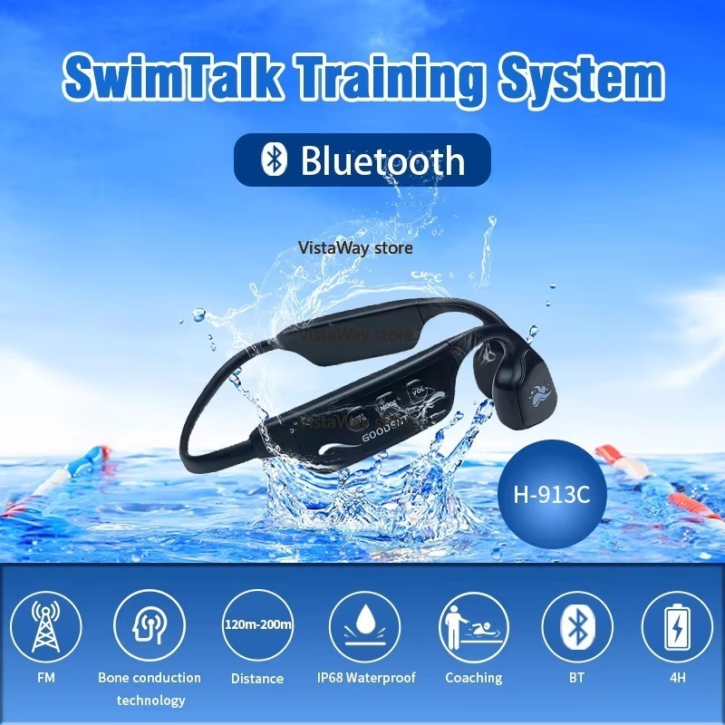 Headphone Tahan Air SwimTalk H - Us Aquatic Sports ulasan dan harga