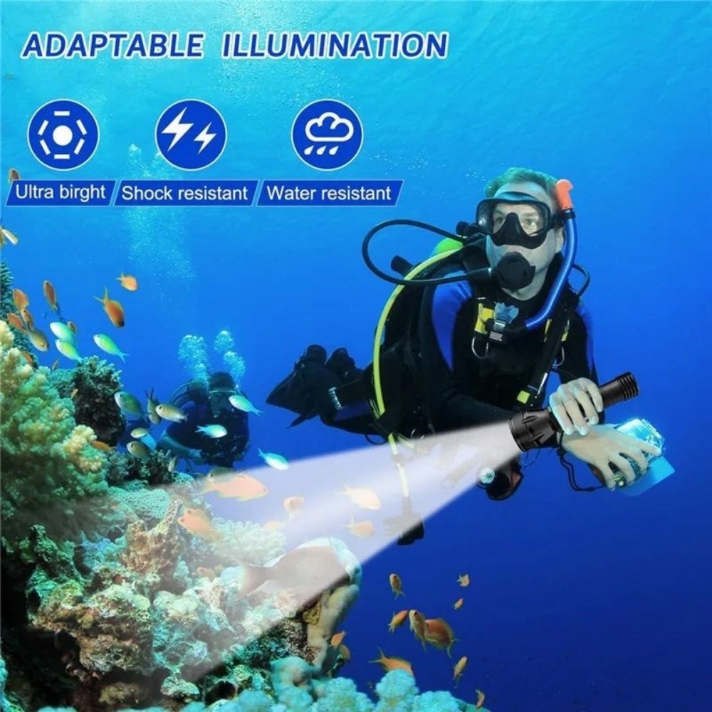 Senter Selam Profesional LED,  - Underwater Flashlight ulasan dan harga