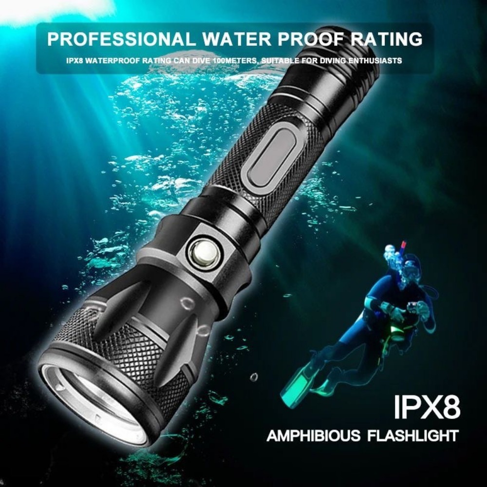 Senter Selam Profesional LED,  - Underwater Flashlight ulasan dan harga