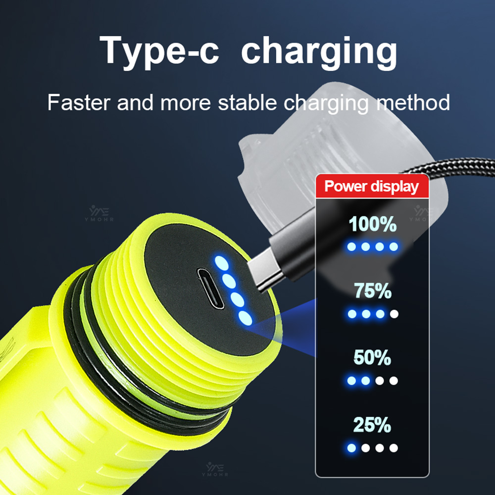 Senter Selam LED Profesional P - Underwater Flashlight ulasan dan harga